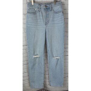 MADEWELL Womens' The Perfect Vintage Jean Straight Jeans Pants Size 26